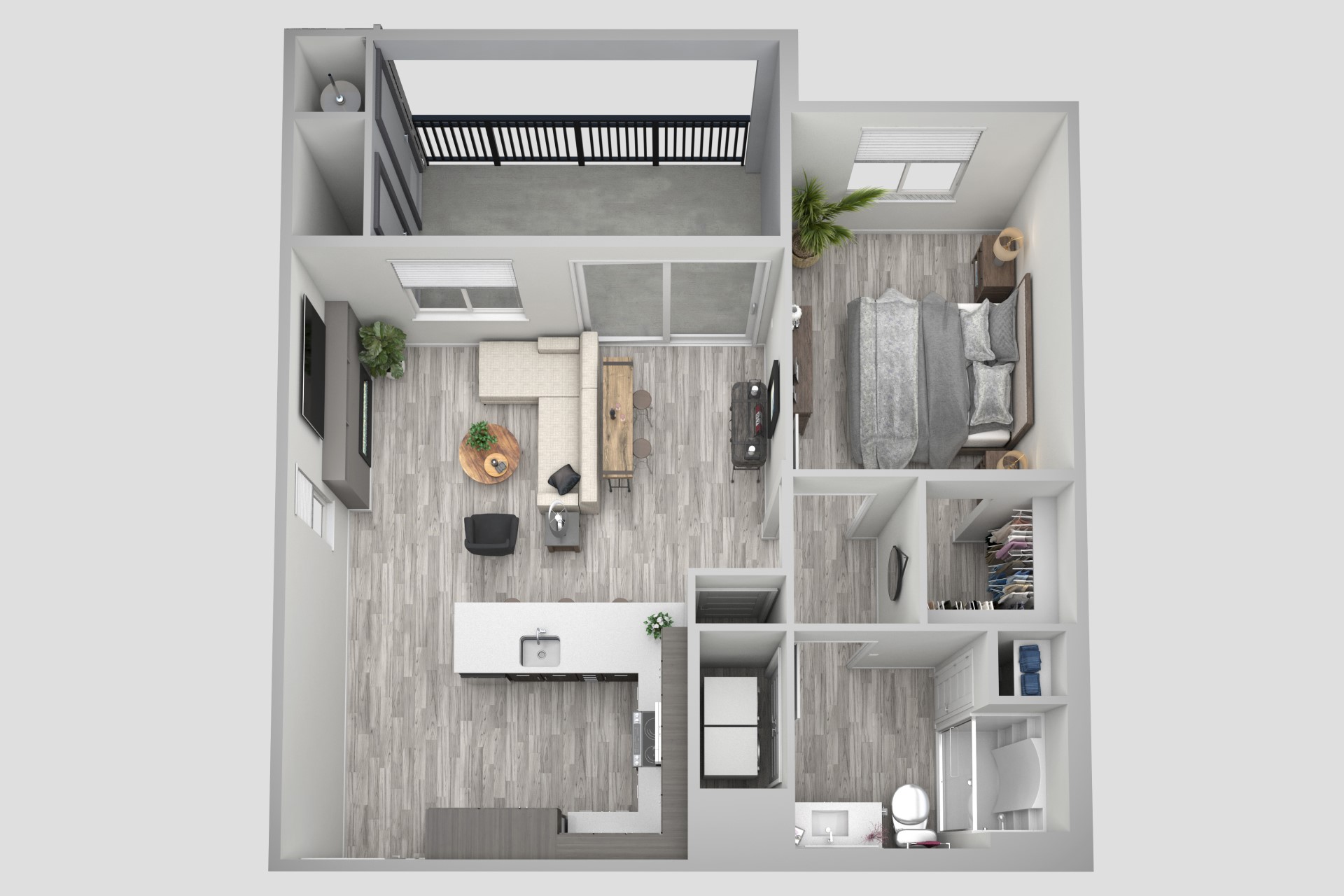 The Overlooks Apartments at Keystone Canyon - Reno NV - Floor Plan - The Sunset
