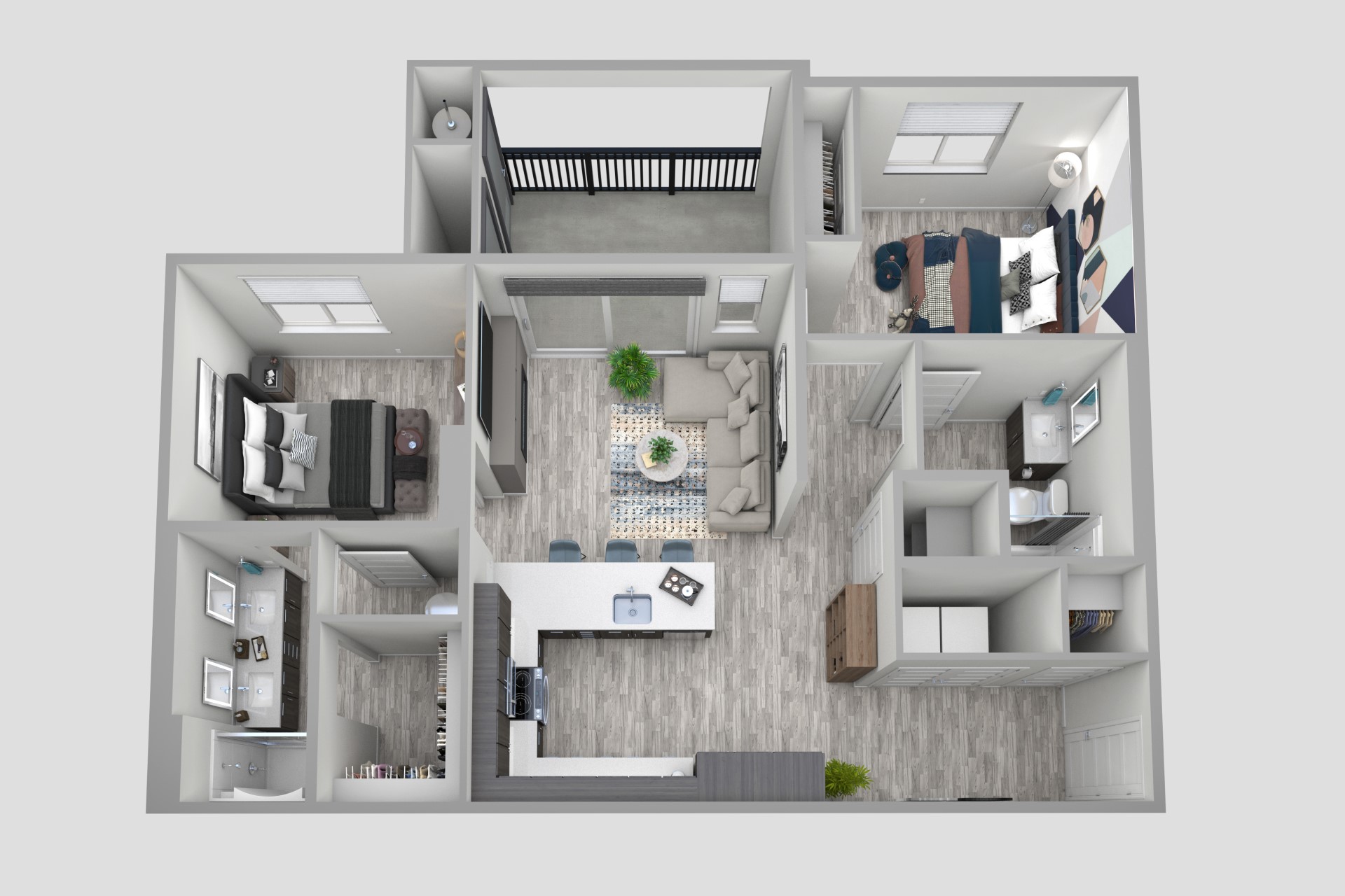 The Overlooks Apartments at Keystone Canyon - Reno NV - Floor Plan - The Nightscape